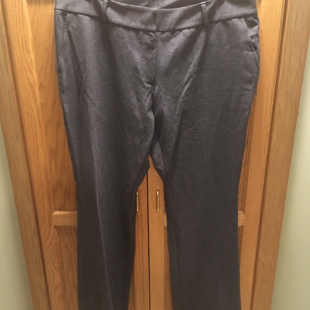 Lands End Grey Flare Pants.